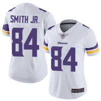 Nike Minnesota Vikings #84 Irv Smith Jr. White Women's Stitched NFL Vapor Untouchable Limited Jersey