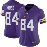Nike Minnesota Vikings #84 Randy Moss Purple Team Color Women's Stitched NFL Vapor Untouchable Limited Jersey