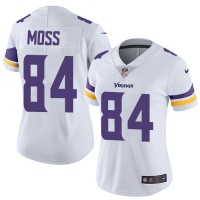 Nike Minnesota Vikings #84 Randy Moss White Women's Stitched NFL Vapor Untouchable Limited Jersey