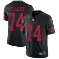 Nike San Francisco 49ers #74 Joe Staley Black Alternate Youth Stitched NFL Vapor Untouchable Limited Jersey