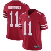 Nike San Francisco 49ers #11 Marquise Goodwin Red Team Color Youth Stitched NFL Vapor Untouchable Limited Jersey