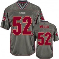 Nike San Francisco 49ers #52 Patrick Willis Grey Youth Stitched NFL Elite Vapor Jersey