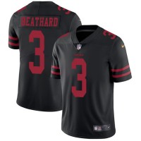 Nike San Francisco 49ers #3 C.J. Beathard Black Alternate Youth Stitched NFL Vapor Untouchable Limited Jersey