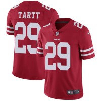 Nike San Francisco 49ers #29 Jaquiski Tartt Red Team Color Youth Stitched NFL Vapor Untouchable Limited Jersey