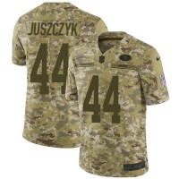 Nike San Francisco 49ers #44 Kyle Juszczyk Camo Youth Stitched NFL Limited 2018 Salute to Service Jersey