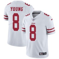 Nike San Francisco 49ers #8 Steve Young White Youth Stitched NFL Vapor Untouchable Limited Jersey