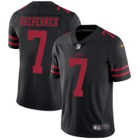 Nike San Francisco 49ers #7 Colin Kaepernick Black Alternate Youth Stitched NFL Vapor Untouchable Limited Jersey