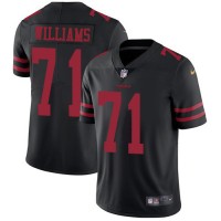 San Francisco San Francisco 49ers #71 Trent Williams Black Alternate Youth Stitched NFL Vapor Untouchable Limited Jersey