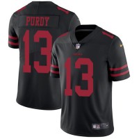 Nike San Francisco 49ers #13 Brock Purdy Black Alternate Youth Stitched NFL Vapor Untouchable Limited Jersey
