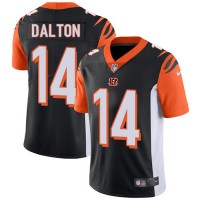 Nike Cincinnati Bengals #14 Andy Dalton Black Team Color Youth Stitched NFL Vapor Untouchable Limited Jersey
