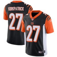 Nike Cincinnati Bengals #27 Dre Kirkpatrick Black Team Color Youth Stitched NFL Vapor Untouchable Limited Jersey