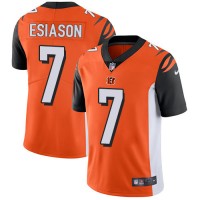 Nike Cincinnati Bengals #7 Boomer Esiason Orange Alternate Youth Stitched NFL Vapor Untouchable Limited Jersey