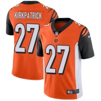Nike Cincinnati Bengals #27 Dre Kirkpatrick Orange Alternate Youth Stitched NFL Vapor Untouchable Limited Jersey