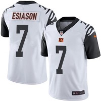 Nike Cincinnati Bengals #7 Boomer Esiason White Youth Stitched NFL Limited Rush Jersey