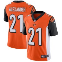 Nike Cincinnati Bengals #21 Mackensie Alexander Orange Alternate Youth Stitched NFL Vapor Untouchable Limited Jersey