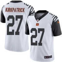 Nike Cincinnati Bengals #27 Dre Kirkpatrick White Youth Stitched NFL Limited Rush Jersey