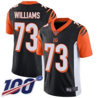 Nike Cincinnati Bengals #73 Jonah Williams Black Team Color Youth Stitched NFL 100th Season Vapor Limited Jersey
