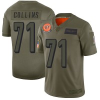 Nike Cincinnati Bengals #71 La'el Collins Camo Youth Stitched NFL Limited 2019 Salute To Service Jersey