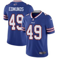 Nike Buffalo Bills #49 Tremaine Edmunds Royal Blue Team Color Youth Stitched NFL Vapor Untouchable Limited Jersey