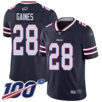 Nike Buffalo Bills #28 E.J. Gaines Navy Youth Stitched NFL Limited Inverted Legend 100th Season Jersey