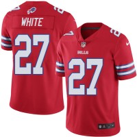 Nike Buffalo Bills #27 Tre'Davious White Red Youth Stitched NFL Limited Rush Jersey