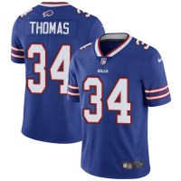 Nike Buffalo Bills #34 Thurman Thomas Royal Blue Team Color Youth Stitched NFL Vapor Untouchable Limited Jersey