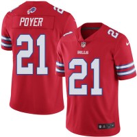 Nike Buffalo Bills #21 Jordan Poyer Red Youth Stitched NFL Limited Rush Jersey