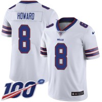 Buffalo Buffalo Bills #8 O. J. Howard White Youth Stitched NFL 100th Season Vapor Limited Jersey