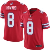 Buffalo Buffalo Bills #8 O. J. Howard Red Youth Stitched NFL Limited Rush Jersey