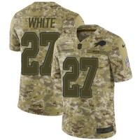 Nike Buffalo Bills #27 Tre'Davious White Camo Youth Stitched NFL Limited 2018 Salute to Service Jersey