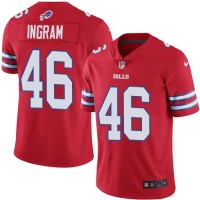 Nike Buffalo Bills #46 Ja'Marcus Ingram Red Youth Stitched NFL Limited Rush Jersey