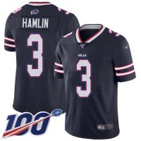 Nike Buffalo Bills #3 Damar Hamlin Navy Youth Stitched NFL Limited Inverted Legend 100th Season Jersey
