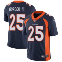 Nike Denver Broncos #25 Melvin Gordon III Navy Blue Alternate Youth Stitched NFL Vapor Untouchable Limited Jersey