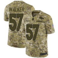 Nike Denver Broncos #57 Demarcus Walker Camo Youth Stitched NFL Limited 2018 Salute to Service Jersey
