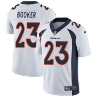 Nike Denver Broncos #23 Devontae Booker White Youth Stitched NFL Vapor Untouchable Limited Jersey