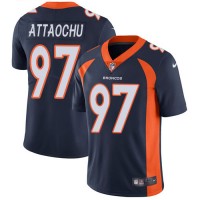 Nike Denver Broncos #97 Jeremiah Attaochu Navy Blue Alternate Youth Stitched NFL Vapor Untouchable Limited Jersey