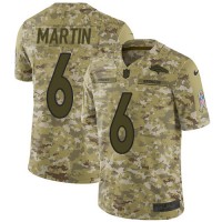 Nike Denver Broncos #6 Sam Martin Camo Youth Stitched NFL Limited 2018 Salute To Service Jersey
