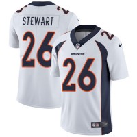 Nike Denver Broncos #26 Darian Stewart White Youth Stitched NFL Vapor Untouchable Limited Jersey