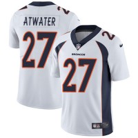 Nike Denver Broncos #27 Steve Atwater White Youth Stitched NFL Vapor Untouchable Limited Jersey