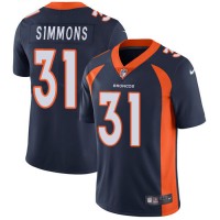 Nike Denver Broncos #31 Justin Simmons Blue Alternate Youth Stitched NFL Vapor Untouchable Limited Jersey