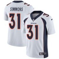 Nike Denver Broncos #31 Justin Simmons White Youth Stitched NFL Vapor Untouchable Limited Jersey