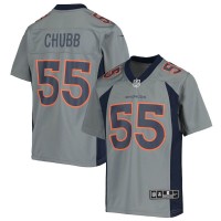 Denver Denver Broncos #55 Bradley Chubb Nike Youth Gray Inverted Team Game Jersey