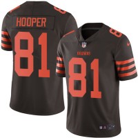 Nike Cleveland Browns #81 Austin Hooper Brown Youth Stitched NFL Limited Rush Jersey