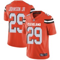 Nike Cleveland Browns #29 Duke Johnson Jr Orange Alternate Youth Stitched NFL Vapor Untouchable Limited Jersey