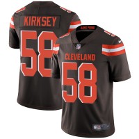 Nike Cleveland Browns #58 Christian Kirksey Brown Team Color Youth Stitched NFL Vapor Untouchable Limited Jersey