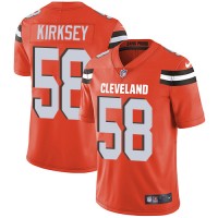Nike Cleveland Browns #58 Christian Kirksey Orange Alternate Youth Stitched NFL Vapor Untouchable Limited Jersey