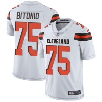 Nike Cleveland Browns #75 Joel Bitonio White Youth Stitched NFL Vapor Untouchable Limited Jersey