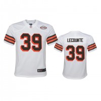 Youth Cleveland Browns #39 Richard Lecounte Nike 1946 Collection Alternate Game Limited NFL Jersey - White