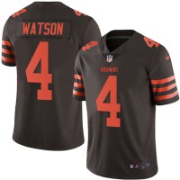 Nike Cleveland Browns #4 Deshaun Watson Brown Youth Stitched NFL Limited Rush Jersey