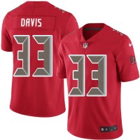 Nike Tampa Bay Buccaneers #33 Carlton Davis III Red Youth Stitched NFL Limited Rush Jersey